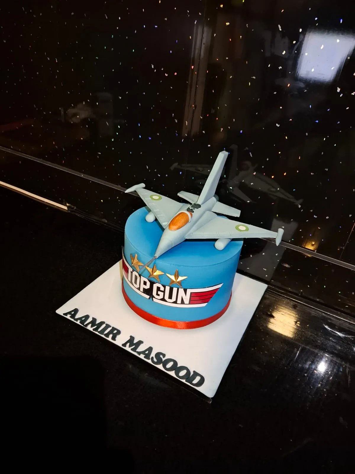 Top Gun Airplane Theme Cake - Cake Art Academy portfolio Pakistan